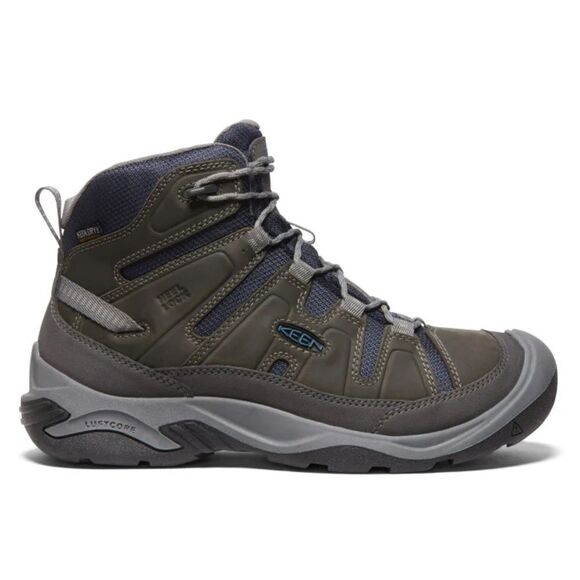 Keen Men's Circadia Waterproof Boot Steel Grey/Legion Blue Size 11 New in box - Picture 1 of 11
